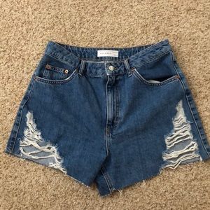 topshop never worn jean shorts